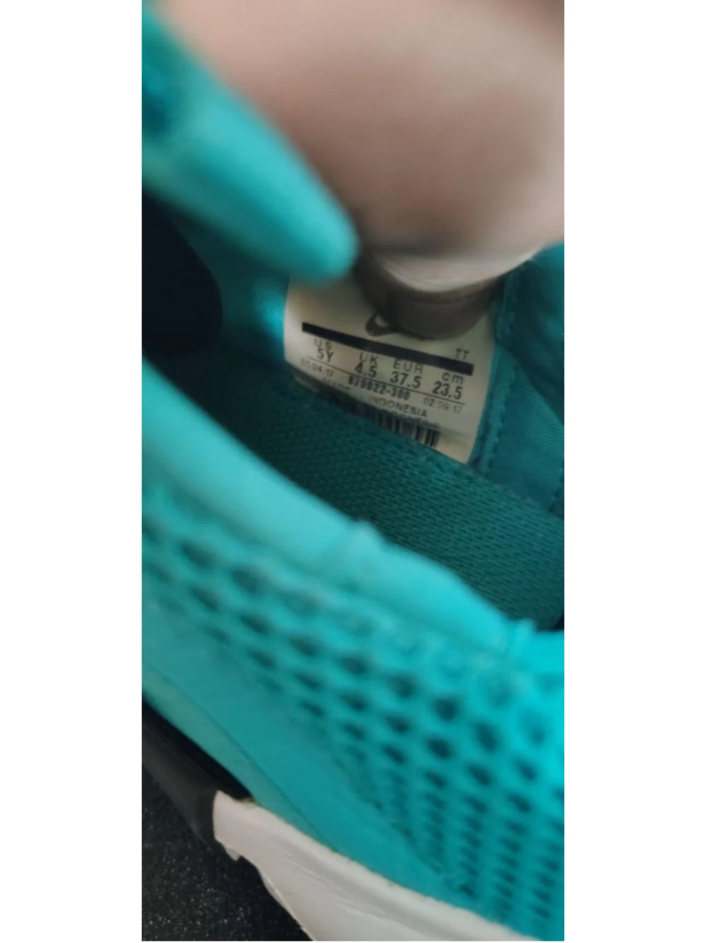 Nike Presto Extreme Shoes Youth Size 5Y Green Black Slip-On Sneakers 870022-300